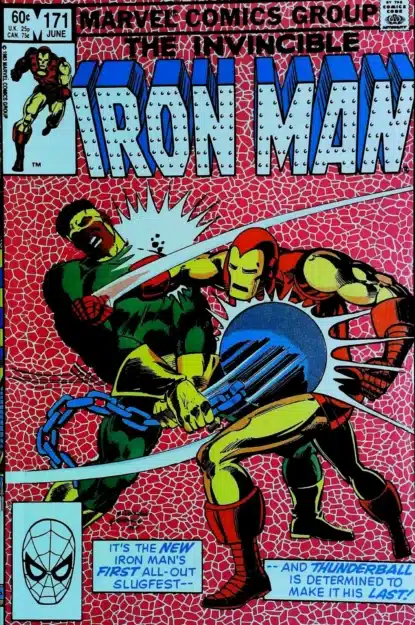 Couverture de IRON MAN (1968) #171 - par Luke McDonnell - lecubeacomics.com