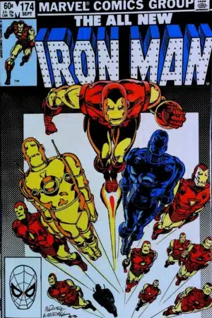 Couverture de IRON MAN (1968) #174 - par Luke McDonnell - lecubeacomics.com