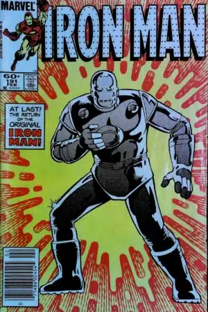 Couverture de IRON MAN (1968) #191 - par Luke McDonnell - lecubeacomics.com