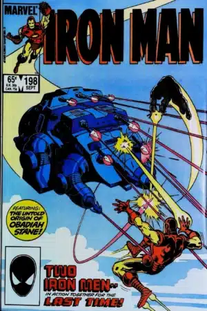 Couverture de IRON MAN (1968) #198 - par Sal Buscema - lecubeacomics.com