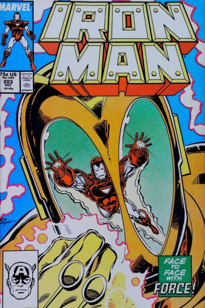 Couverture de IRON MAN (1968) #223 - par Bob Layton - lecubeacomics.com
