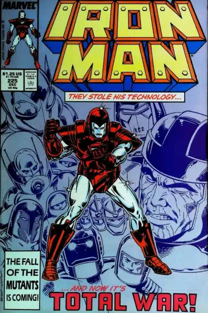 Couverture de IRON MAN (1968) #225 - par Mark Bright - lecubeacomics.com