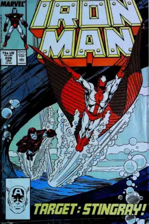 Couverture de IRON MAN (1968) #226 - par Mark Bright - lecubeacomics.com