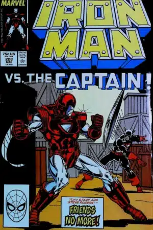 Couverture de IRON MAN (1968) #228 - par Mark Bright - lecubeacomics.com
