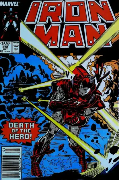 Couverture de IRON MAN (1968) #230 - par Mark Bright - lecubeacomics.com
