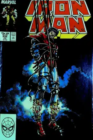 Couverture de IRON MAN (1968) #232 - par Barry Windsor-Smith - lecubeacomics.com