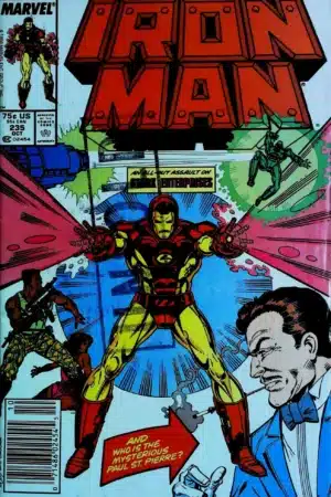 Couverture de IRON MAN (1968) #235 - par Bob Layton - lecubeacomics.com