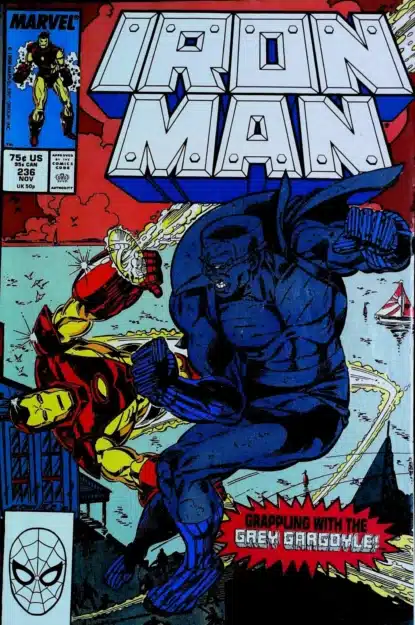 Couverture de IRON MAN (1968) #236 - par Butch Guice - lecubeacomics.com
