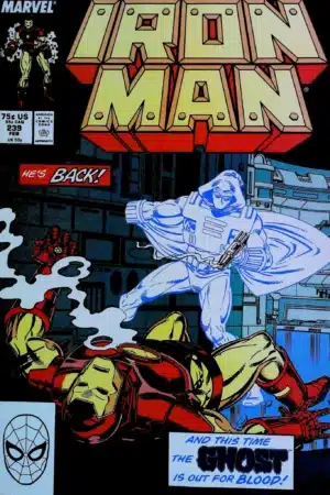 Couverture de IRON MAN (1968) #239 - par Bob Layton - lecubeacomics.com