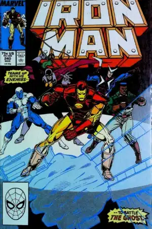Couverture de IRON MAN (1968) #240 - par Bob Layton - lecubeacomics.com