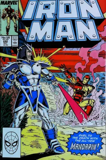 Couverture de IRON MAN (1968) #242 - par Bob Layton - lecubeacomics.com
