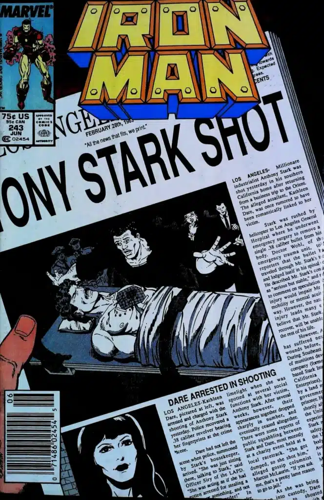 Iron Man #243, vue de l'exemplaire