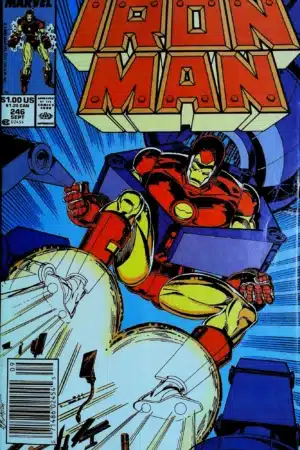 Couverture de IRON MAN (1968) #246 - par Bob Layton - lecubeacomics.com