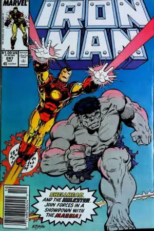 Couverture de IRON MAN (1968) #247 - par Bob Layton - lecubeacomics.com