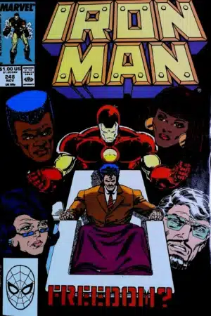 Couverture de IRON MAN (1968) #248 - par Bob Layton - lecubeacomics.com