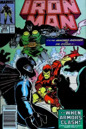 Couverture de IRON MAN (1968) #249 - par Bob Layton - lecubeacomics.com