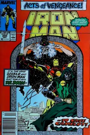 Couverture de IRON MAN (1968) #250 - par Bob Layton - lecubeacomics.com