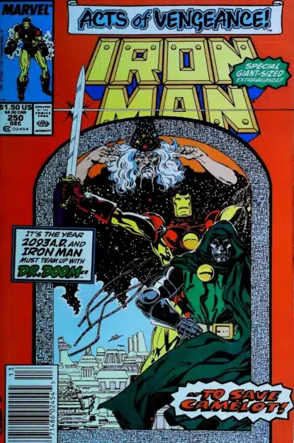 Couverture de IRON MAN (1968) #250 - par Bob Layton - lecubeacomics.com