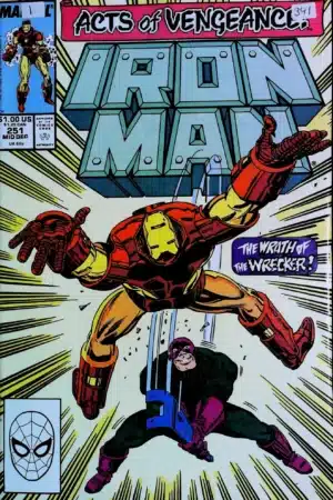 Couverture de IRON MAN (1968) #251 - par Herb Trimpe - lecubeacomics.com
