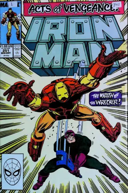 Couverture de IRON MAN (1968) #251 - par Herb Trimpe - lecubeacomics.com