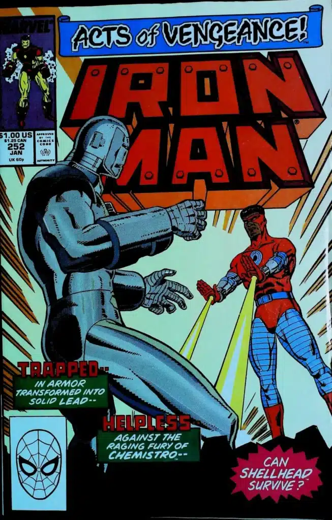 Iron Man #252, vue de l'exemplaire