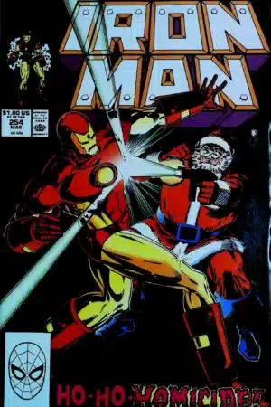 Couverture de IRON MAN (1968) #254 - par Bob Layton - lecubeacomics.com