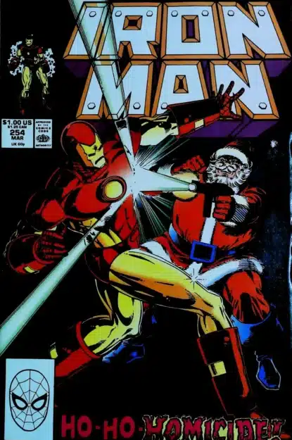 Couverture de IRON MAN (1968) #254 - par Bob Layton - lecubeacomics.com