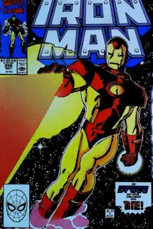 Couverture de IRON MAN (1968) #256 - par John Romita Jr - lecubeacomics.com