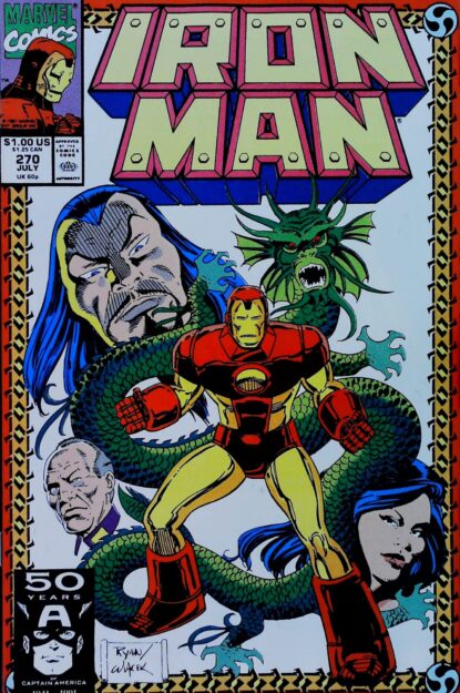 Couverture de IRON MAN (1968) #270 - par Paul Ryan - lecubeacomics.com