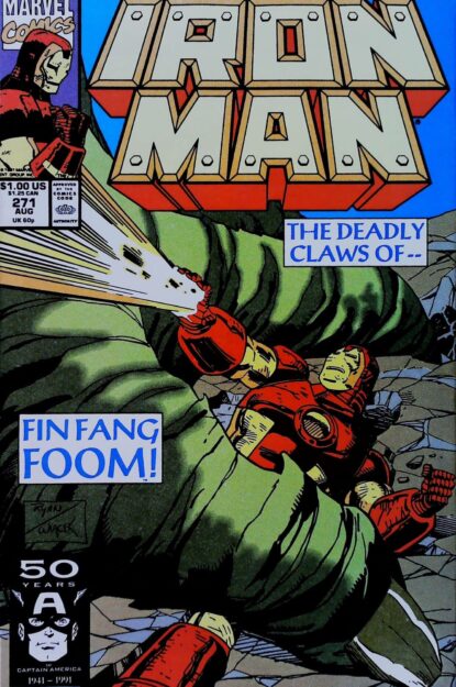 Couverture de IRON MAN (1968) #271 - par Paul Ryan - lecubeacomics.com
