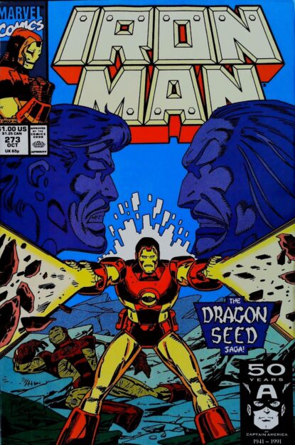 Couverture de IRON MAN (1968) #273 - par Paul Ryan - lecubeacomics.com