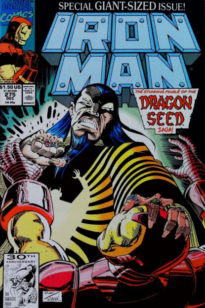 Couverture de IRON MAN (1968) #275 - par Paul Ryan - lecubeacomics.com