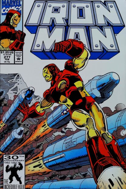 Couverture de IRON MAN (1968) #277 - par Paul Ryan - lecubeacomics.com