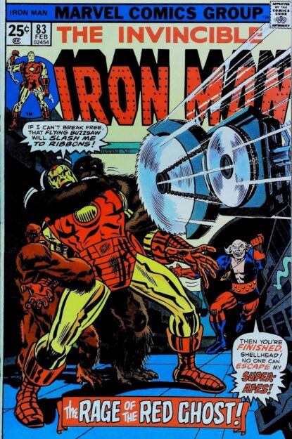 Couverture de IRON MAN (1968) #83 - par Jack Kirby - lecubeacomics.com