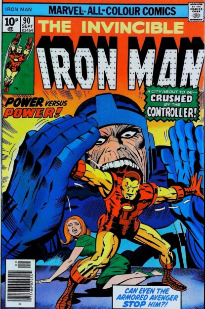 Couverture de IRON MAN (1968) #90 - par Jack Kirby - lecubeacomics.com
