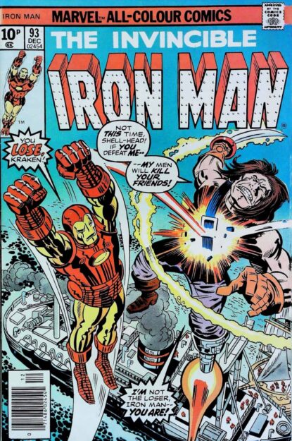 Couverture de IRON MAN (1968) #93 - par Jack Kirby - lecubeacomics.com