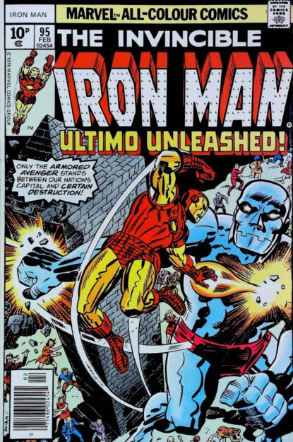 Couverture de IRON MAN (1968) #95 - par Jack Kirby - lecubeacomics.com