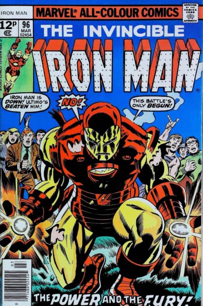 Couverture de IRON MAN (1968) #96 - par Jack Kirby - lecubeacomics.com