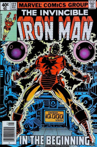 Couverture de IRON MAN (1968) #122 - par Dave Cockrum - lecubeacomics.com