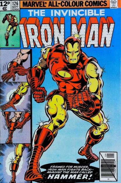 Couverture de IRON MAN (1968) #126 - par John Romita Jr - lecubeacomics.com