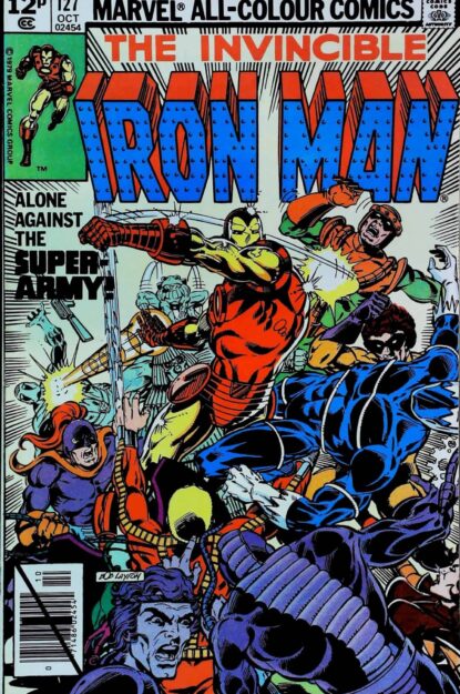 Couverture de IRON MAN (1968) #127 - par Bob Layton - lecubeacomics.com