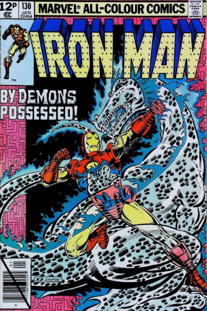 Couverture de IRON MAN (1968) #130 - par Bob Layton - lecubeacomics.com