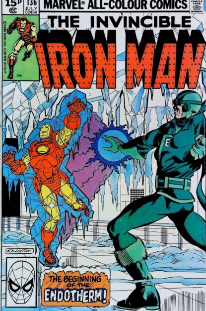 Couverture de IRON MAN (1968) #136 - par Bob Layton - lecubeacomics.com