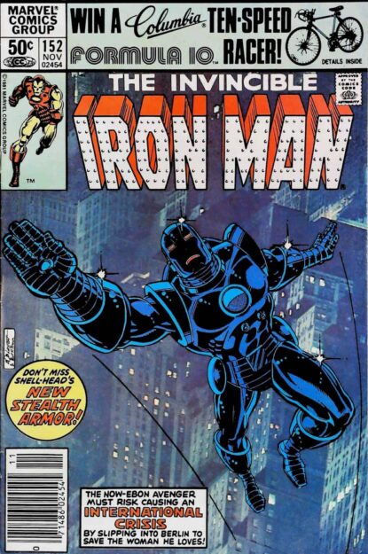 Couverture de IRON MAN (1968) #152 - par Bob Layton - lecubeacomics.com