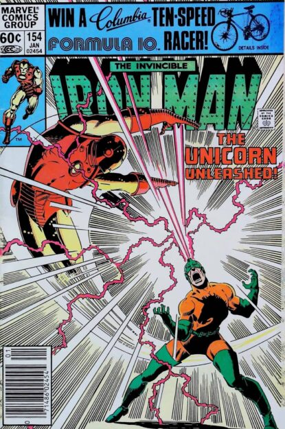 Couverture de IRON MAN (1968) #154 - par John Romita Jr - lecubeacomics.com