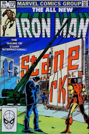 Couverture de IRON MAN (1968) #173 - par Luke McDonnell - lecubeacomics.com