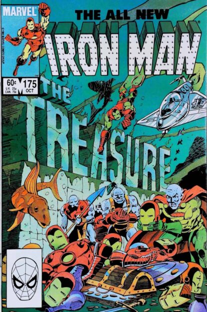 Couverture de IRON MAN (1968) #175 - par Luke McDonnell - lecubeacomics.com