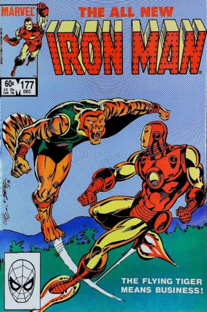 Couverture de IRON MAN (1968) #177 - par Luke McDonnell - lecubeacomics.com