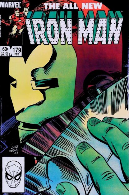 Couverture de IRON MAN (1968) #179 - par Luke McDonnell - lecubeacomics.com