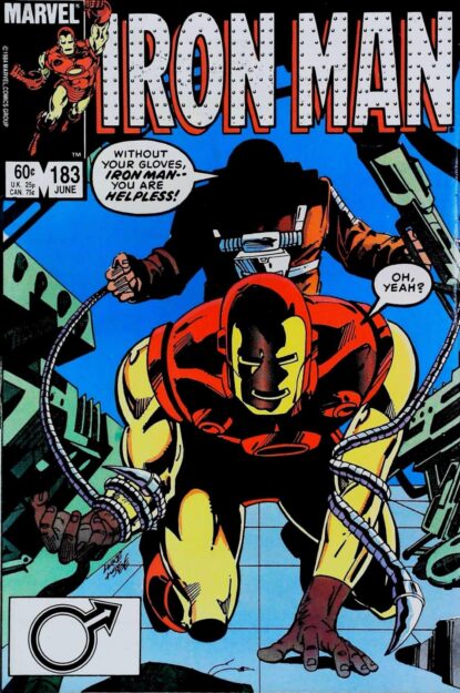 Couverture de IRON MAN (1968) #183 - par Luke McDonnell - lecubeacomics.com